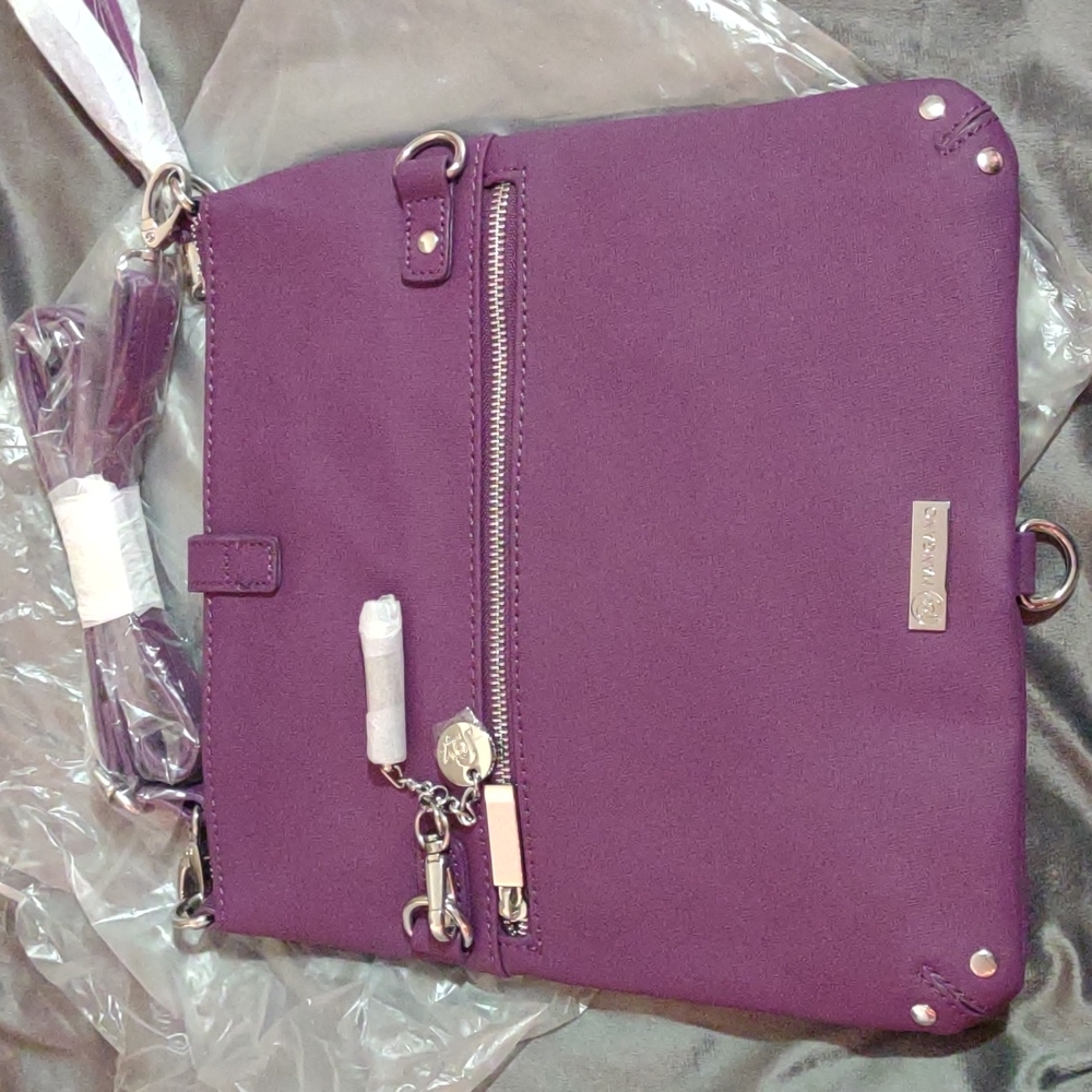 Brand new joy mangano purple purse